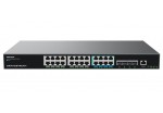 Grandstream GWN7822P 16-Port Multi-Gigabit Layer 3 Managed PoE Switch with 4 SFP+ Ports