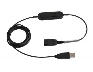 Supervoice SVC-QDUSB3 Headset QD to USB PC Connecting Bottom Cable with DSP Supervoice SVC-QDUSB3 Headset QD to USB PC Connecting Bottom Cable with DSP